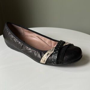 ABEO BioSystem Toni Leather Flat Studded Braided Animal Print Bands